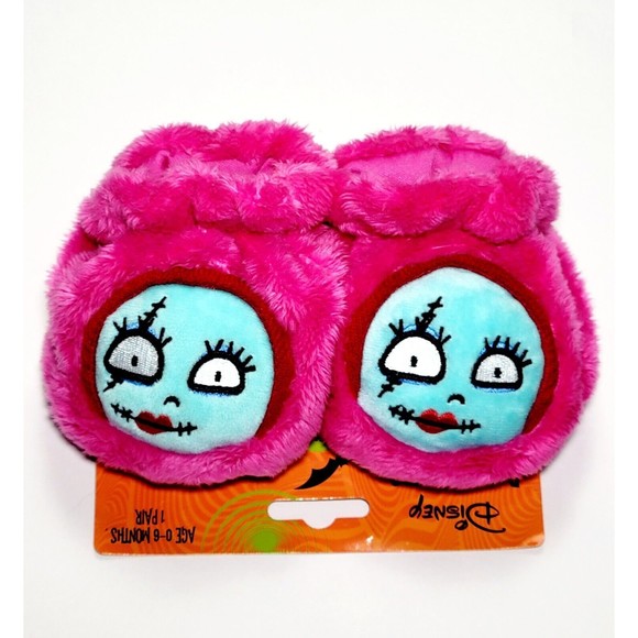 Disney Nightmare Before Christmas Sally Baby Booties 0-6 Months Pink Brand New! - Picture 3 of 6